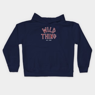 Wild Thing - Est. 1989 vintage logo Kids Hoodie